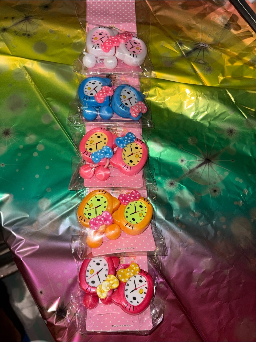 Hello kitty hair ties